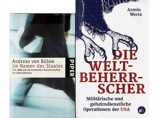Konvolut "Geheimdienst der USA - CIA". 5 Titel. 