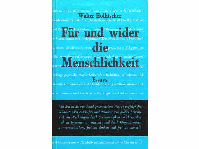 Konvolut "Walter Hollitscher". 7 Titel. 