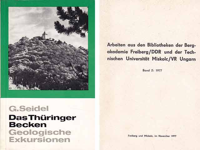 Konvolut "Thüringen und seine Geologie". 6 Titel. 