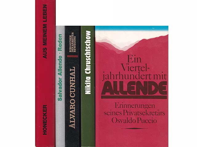 Büchersammlung „Biographisches, Politiker“. 5 Titel. 