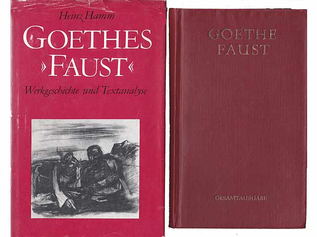 Büchersammlung "Goethes Faust". 2 Titel. 