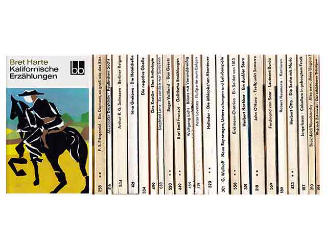 Sammlung „bb Taschenbücher Aufbau-Verlag Berlin und Weimar“. 23 Titel. 