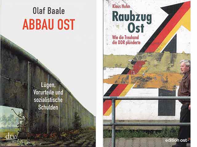 Konvolut "Raubzug und Abbau Ost". 3 Titel. 