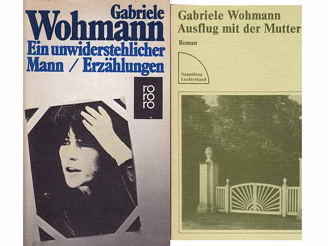 Konvolut „Gabriele Wohmann“. 8 Titel. 