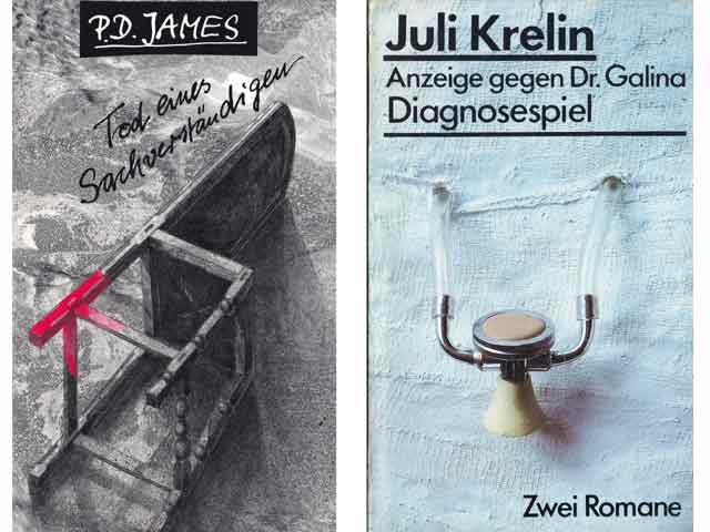 Büchersammlung „Kriminalromane“. 10 Titel. 