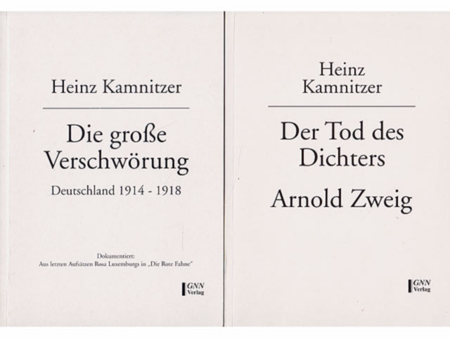 Büchersammlung "Heinz Kamnitzer". 4 Titel. 