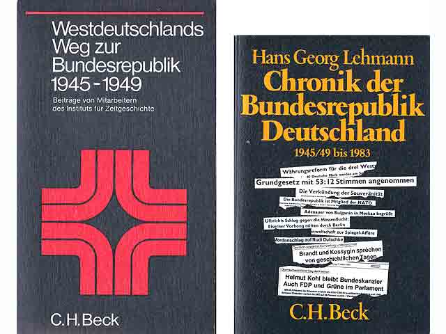 Konvolut „Bundesrepublik Deutschland. Chronik“. 2 Titel. 