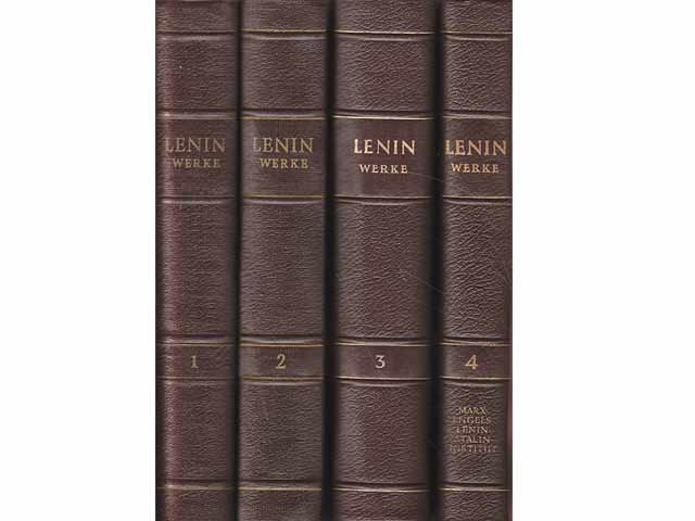 W. I. Lenin Werke,  Band 1 bis Band 40 ins Deutsche übertragen nach der Vierten russischen Ausgabe. Sie können jeweils 6 unterschiedliche Bände nach Ihrer Vorstellung aus den 40 Bänden  ...