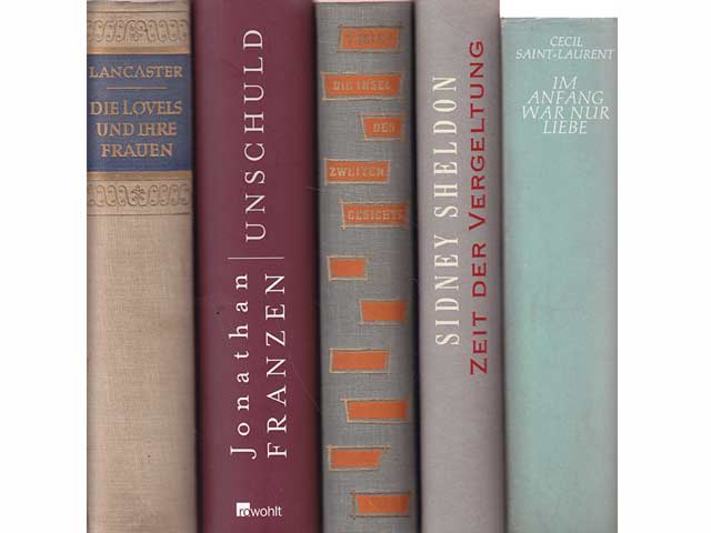 Büchersammlung „Romane“. 5 Titel. 