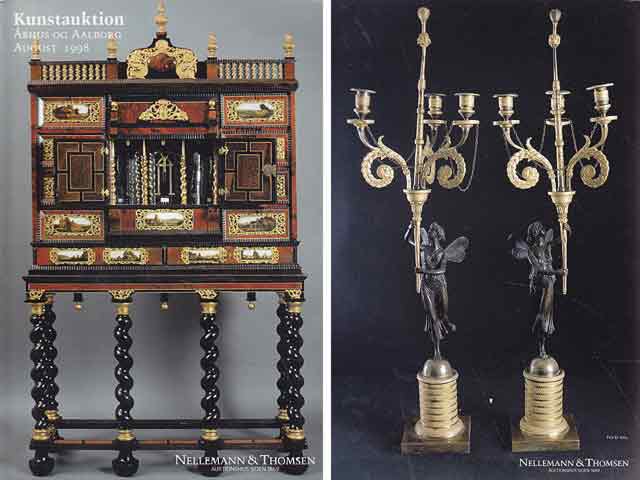 Katalog-Sammlung "Kunstauktion Arhus og Aalborg". 6 Titel. 