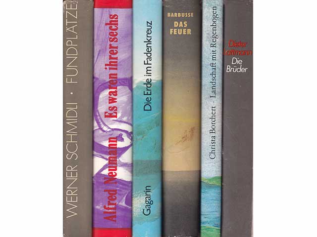 Büchersammlung „Gegenwartsromane“. 8 Titel. 
