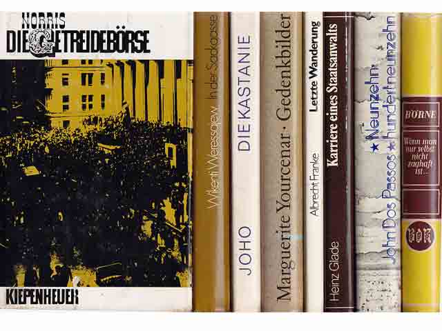 Büchersammlung „ Geschichten, Erzählungen, Bekenntnisse“. 8 Titel. 