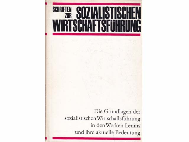 Büchersammlung "Sozialistische Wirtschaftführung". 2 Titel. 
