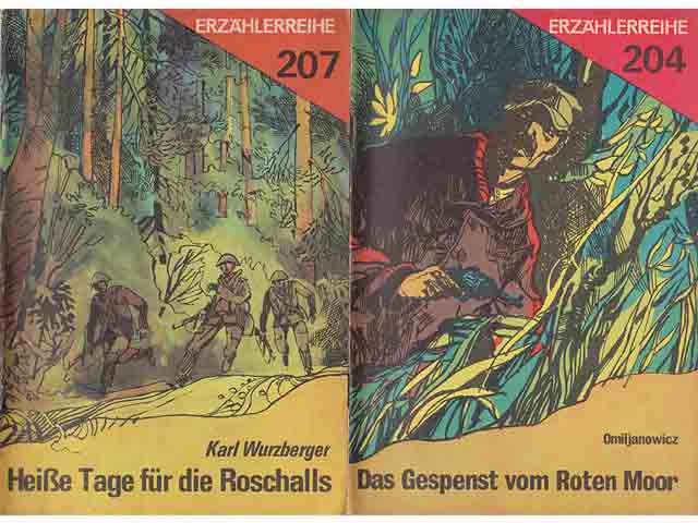 Sammlung „Lesehefte, DDR-Verlage“. 5 Titel (13 Hefte). 