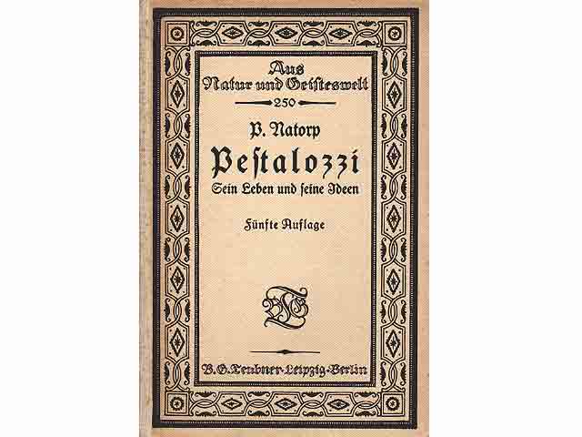 Büchersammlung "Pädagogik. Diesterweg, Pestalozzi, Hildebrand, Comenius". 8 Titel. 