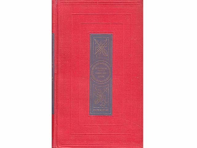 Über die Liebe. Deutsch von Walter Hoyer. Vollständige Ausgabe. Sammlung Dieterich Band 126
