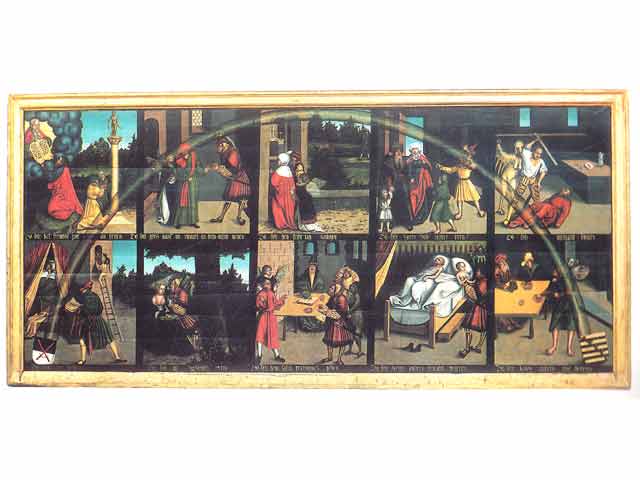 Konvolut "Lucas Cranach". 8 Titel. 