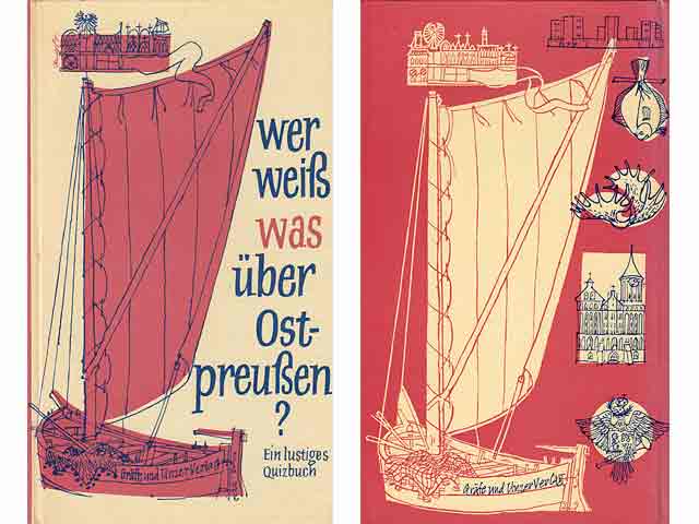 Büchersammlung "Brandenburg, Ostpreußen". 8 Titel. 