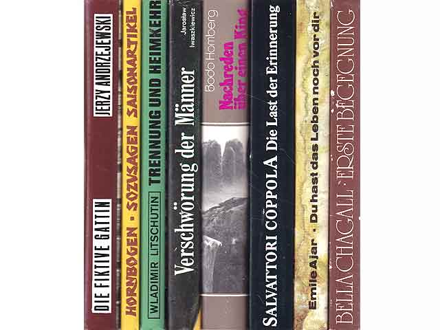 Büchersammlung „Erzählungen, Romane. 8 Titel. 