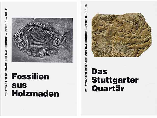 „Stuttgarter Beiträge zur Naturkunde“. 4 Titel. 