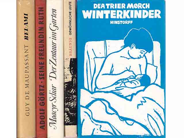 Büchersammlung „Romane, Erzählungen“. 5 Titel. 