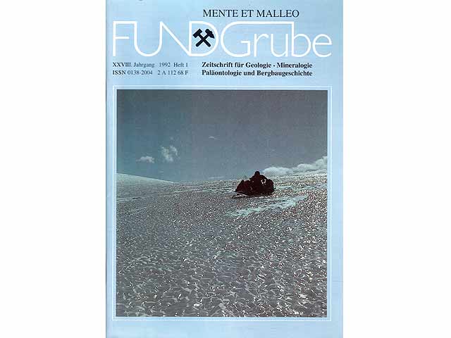 Konvolut "Fundgrube. Zeitschrift für Geologie, Mineralogie, Paläontologie und Bergbaugeschichte". 17 Titel / Hefte. 