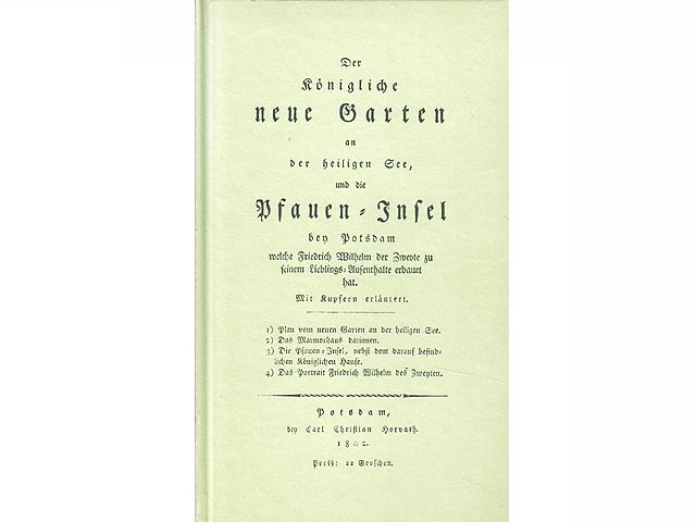 Konvolut " Potsdam-Sanssouci". 10 Titel. 