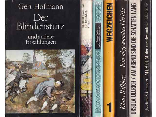 Büchersammlung „Erzählungen, Romane“. 7 Titel. 