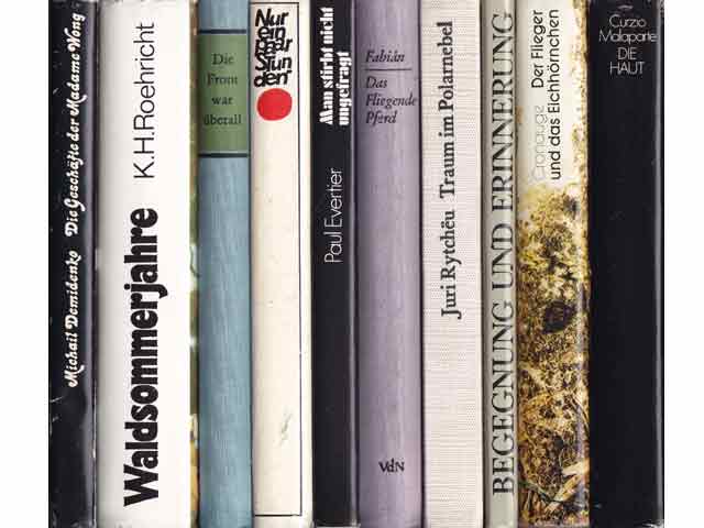 Büchersammlung "Zeitgenössisches. Romane“. 10 Titel. 