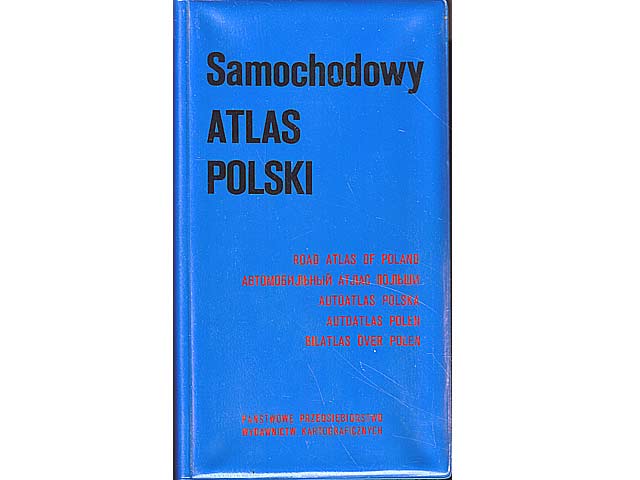 Samochodowy Atlas Polski. Autoatlas Polen. 1:500 000. Ausgabe 1975/1976