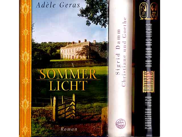 Büchersammlung „Romane u. a.“. 4 Titel. 