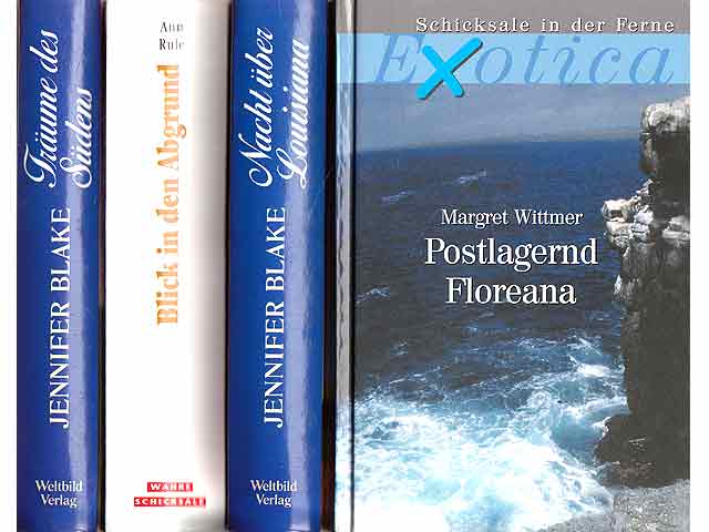 Büchersammlung „Exotica u.a.“. 4 Titel. 