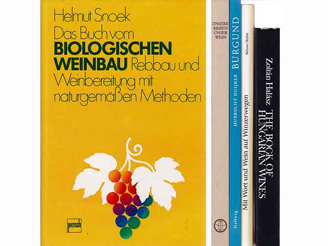 Büchersammlung „Winzer und Weinbau. Teil 1“. 5 Titel. 