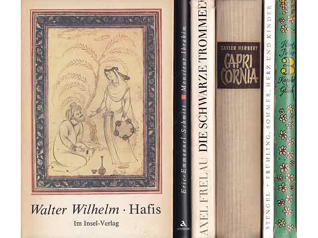 Büchersammlung „Gedichte und anderes“. 6 Titel. 