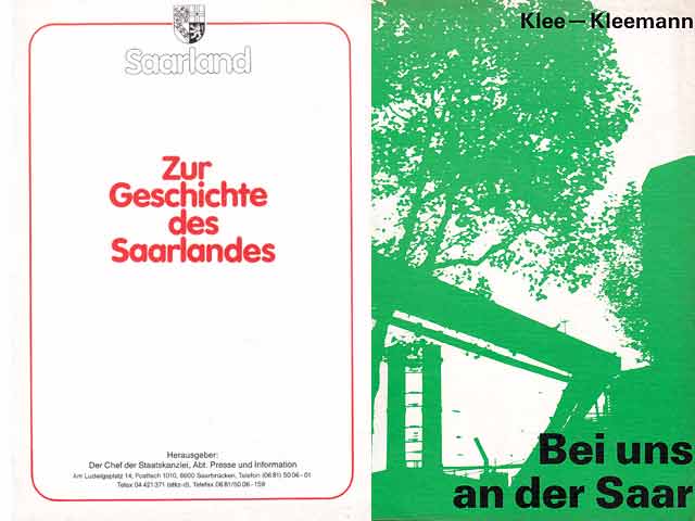 Büchersammlung „Saarland“. 3 Titel. 