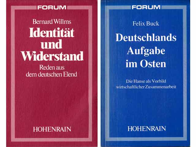 Konvolut „Veröffentlichungen der Stiftung KULTURKREIS 2000. Reihe Forum“. 4 Titel. 