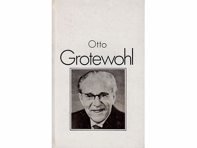 Büchersammlung "Otto Grotewohl. Reden und Aufsätze".  Titel. 