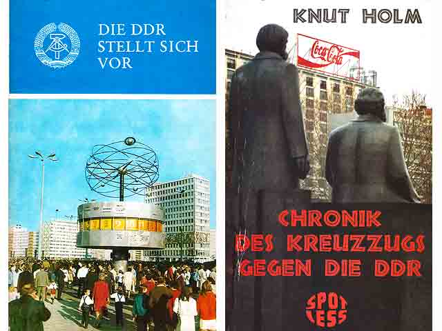 Büchersammlung „Geschichte der DDR in Überblicken". 7 Titel. 