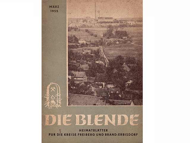 Konvolut "Die Blende. Heimatblätter für die Kreise Freiberg und Brand-Erbisdorf". 11  Titel. 