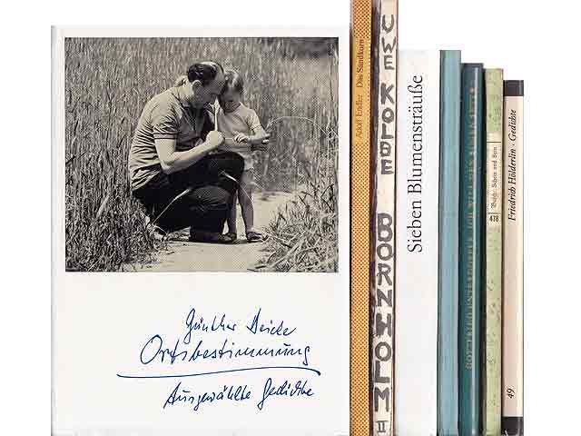 Büchersammlung „Gedichte“. 8 Titel. 