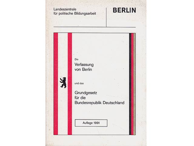 Konvolut "Bundes-Deutsche Verfassungsgeschichte". 4 Titel. 