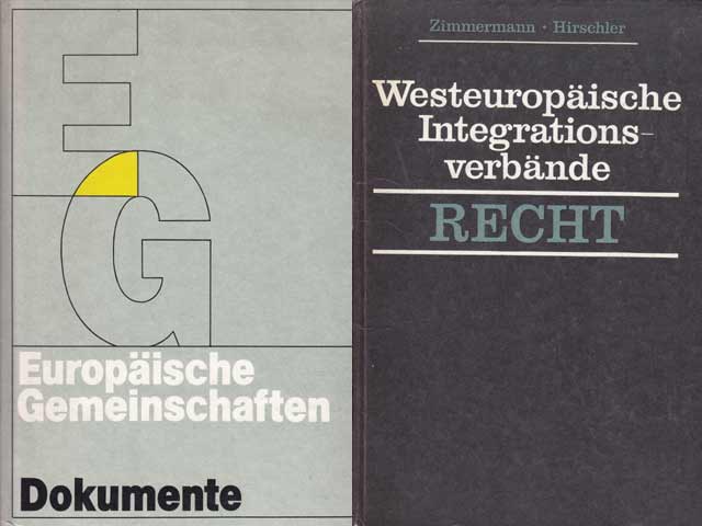 Sammlung "Europäische Gemeinschaft. Internationale Verträge". 5 Titel. 