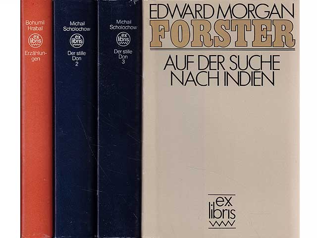 Büchersammlung „ex libris Volk und Welt“. 4 Titel. 