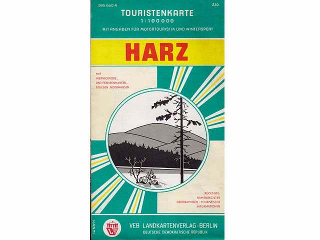 Konvolut "Der Harz". 4 Titel. 