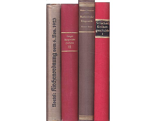 Büchersammlung „Kirchengeschichte. 4 Titel. 