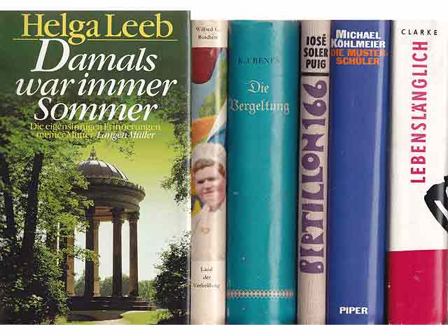 Büchersammlung „Verschiedenes“. 6 Titel. 