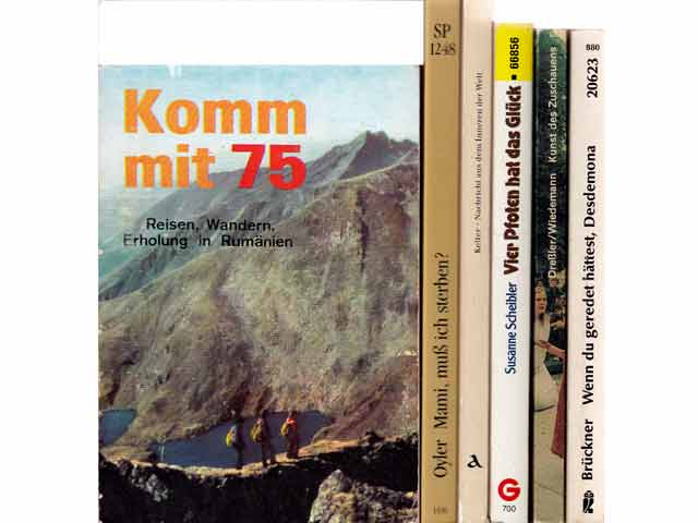 Taschenbuchsammlung „Verschiedenes". 6 Titel. 