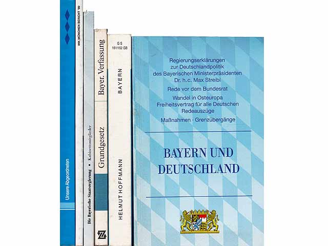 Broschürensammlung „Freistaat Bayern“. 6 Titel. 