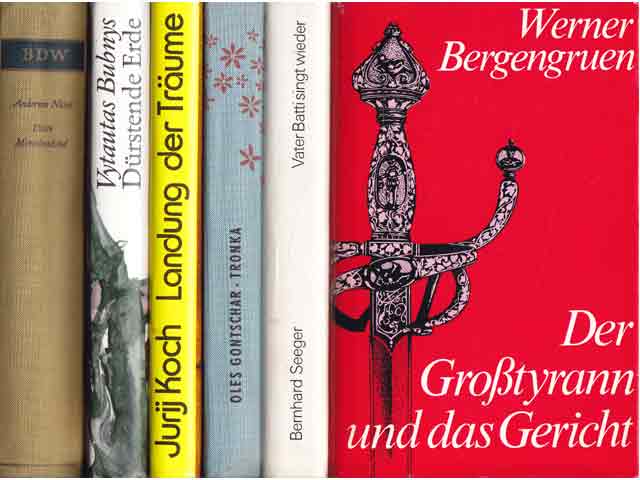 Büchersammlung „Romane“. 6 Titel. 