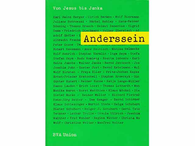 Anderssein. Von Jesus bis Janka. Anthologie. 1. Auflage